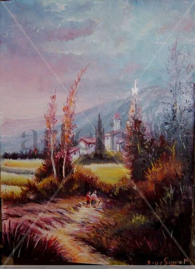 CAMINANDO Oil Canvas Landscaping