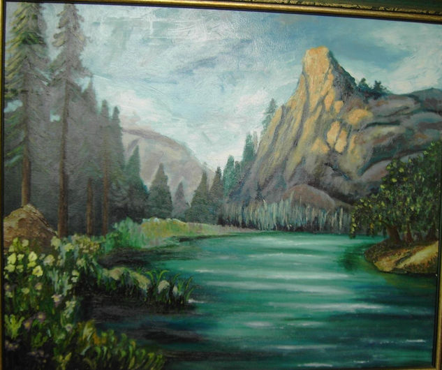 montañas Oil Canvas Landscaping