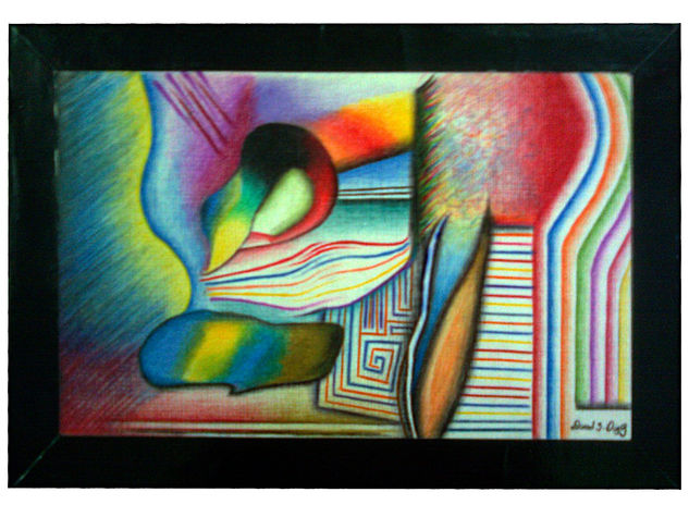 arte abstracto Pencil (coloured) Card Others