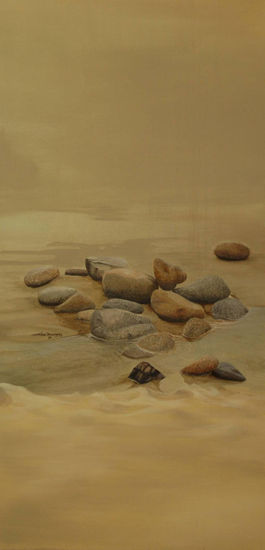 ROCAS de CAMPELO Oil Canvas Marine Painting