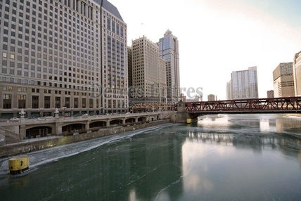 Río congelado