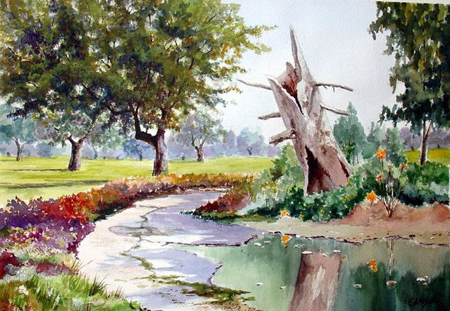 Paisaje Extremeño I Watercolour Paper Landscaping