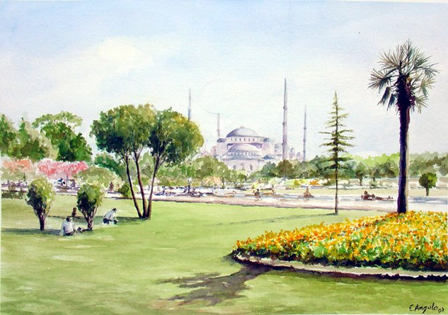 Turquia Watercolour Others Landscaping