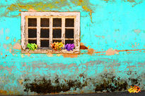 Ventana con flores