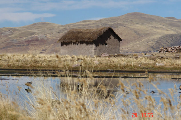 TIPICA VIVIENDA DEL ALTIPLANO ( Puno - Peru ) 