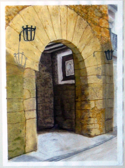 PORTAL DE SAN ANTONI Tinta Papel Paisaje