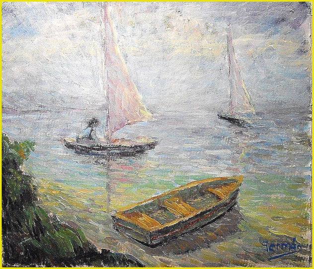 marina con barcas