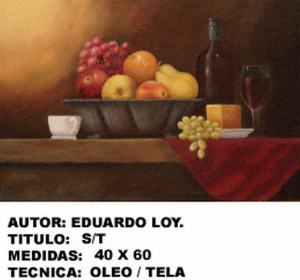Bodegón con vino