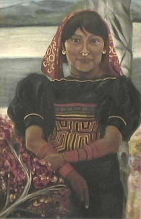 india cuna Oil Canvas