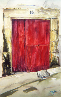 Puerta roja