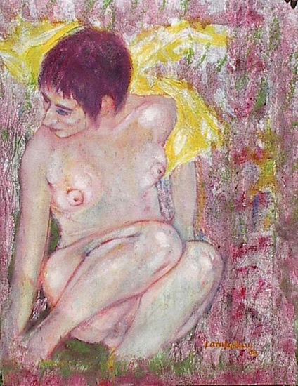 DE LA SERIE TU PIEL ''SILENCIO INTERIOR'' Oil Canvas Nude Paintings