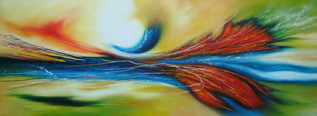 Abstracto Oil Canvas Landscaping