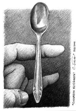 Cucharita equilibrista