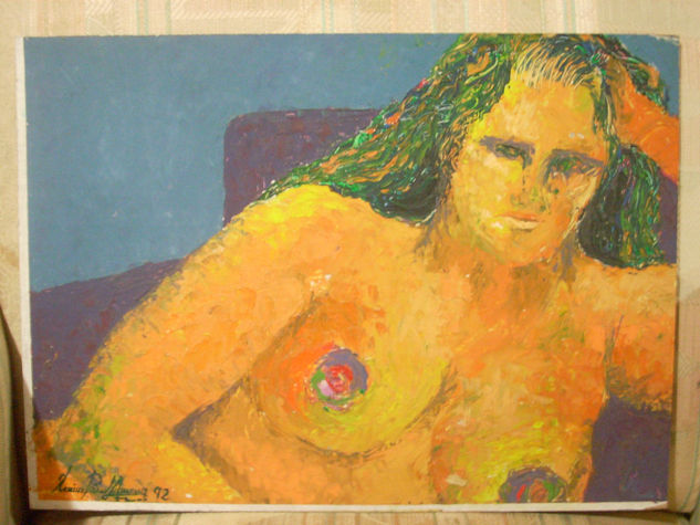 Desnudo de modelo Oil Card Nude Paintings