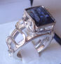 Anillo con Topacio Azul