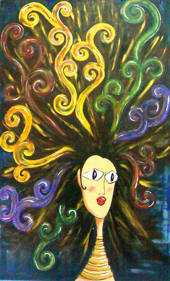 Pelos Acrylic Panel Figure Painting