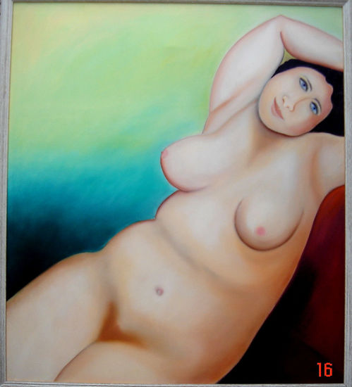 DESNUDO Óleo Lienzo Paisaje