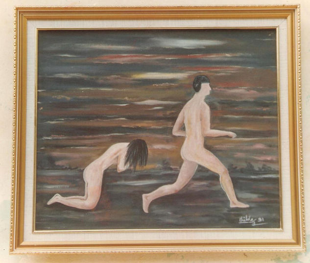 ANECDOTA Oil Canvas Nude Paintings