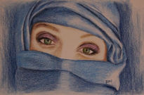 Blue burka