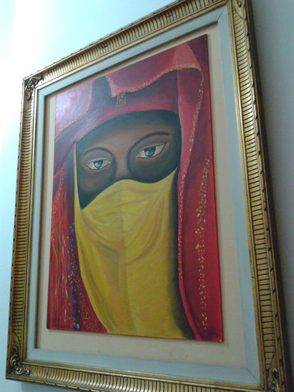 Intriga Oil Panel Portrait