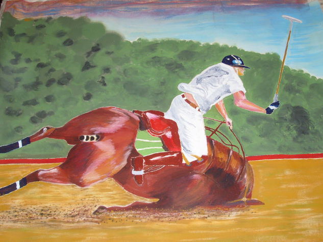 Polo One Acrylic Canvas Landscaping