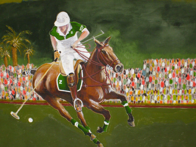 Polo Picaza Acrylic Canvas Landscaping