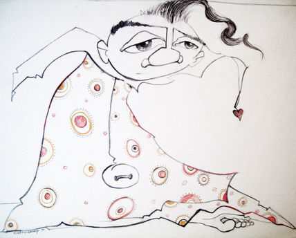 Vestido con lunares