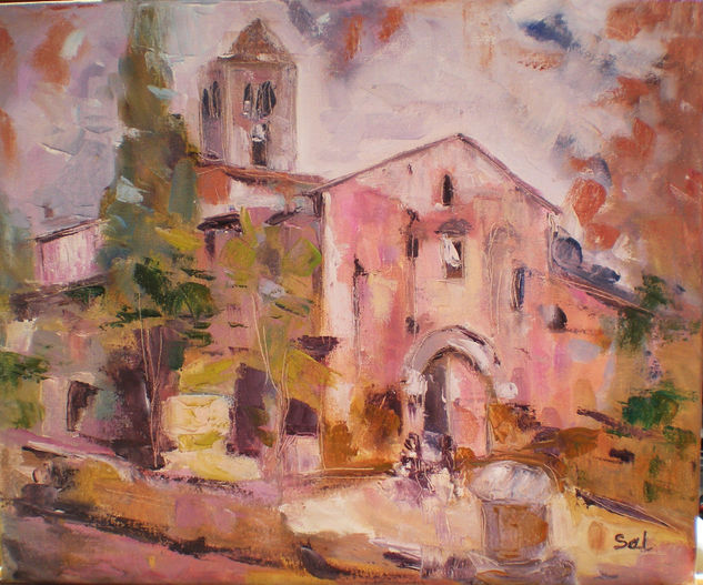 Iglesia Oil Canvas Landscaping