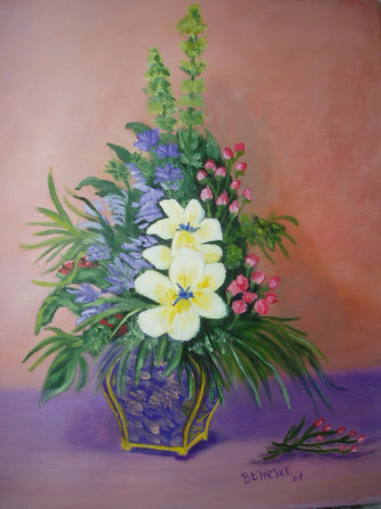 Aniversario con flores