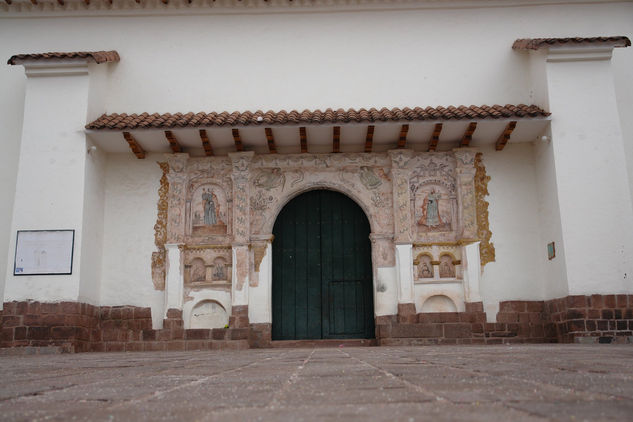 Portada de la Iglesia de Zurite ( CUSCO - PERU ) 