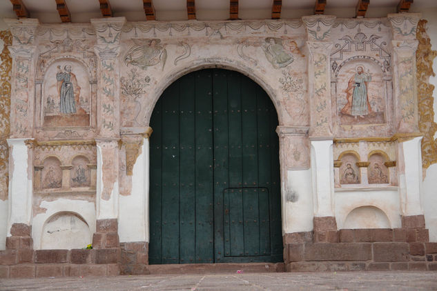 Portada de la Iglesia de Zurite ( CUSCO - PERU ) 