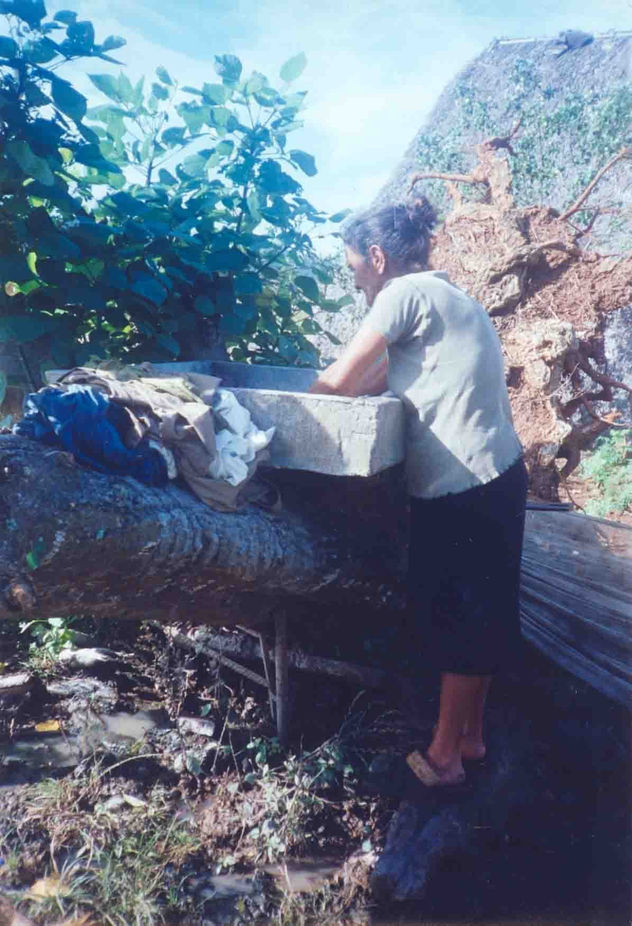 Campesina a la batea