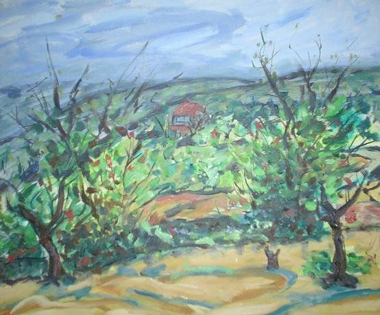 CASA FANTASMA Oil Canvas Landscaping