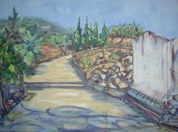 FUENTE Oil Canvas Landscaping