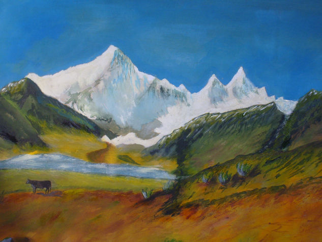 Andes Argentinos Acrylic Canvas Landscaping