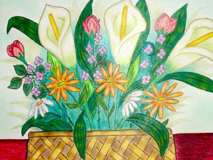 Canasta de flores