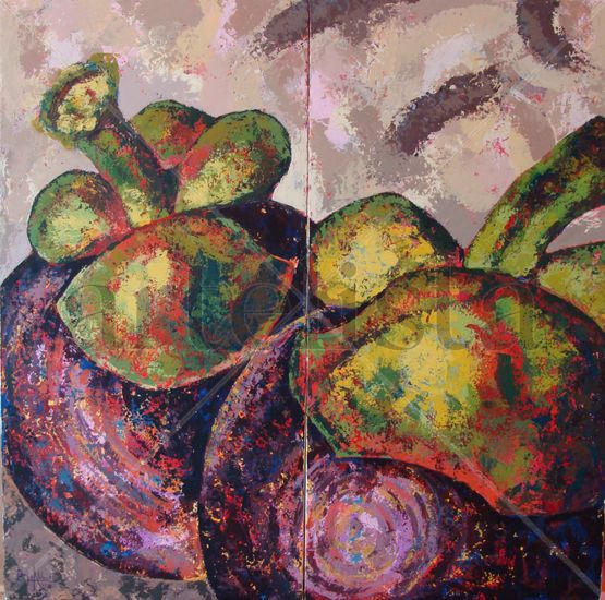 Composición M2 Acrylic Canvas Still Life Paintings