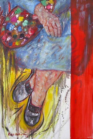 ¡VILELMA!  en tu homenaje Oil Canvas Figure Painting