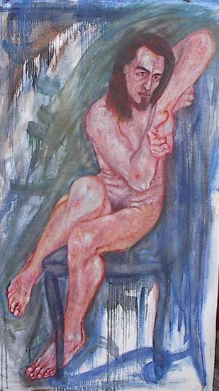 ''OSTRACISMO'' DE LA SERIE TU PIEL Oil Canvas Figure Painting