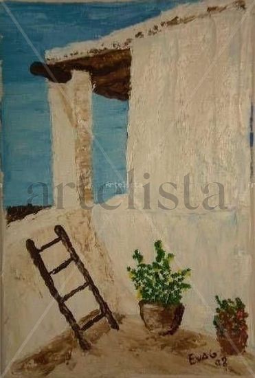 En la terraza Oil Canvas Landscaping