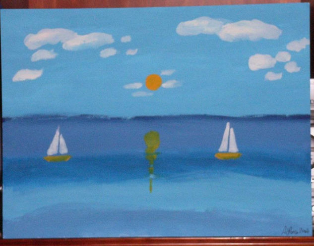 DIA PERFECTO Oil Canvas Marine Painting