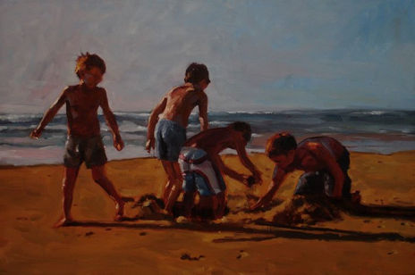 Niños en la playa