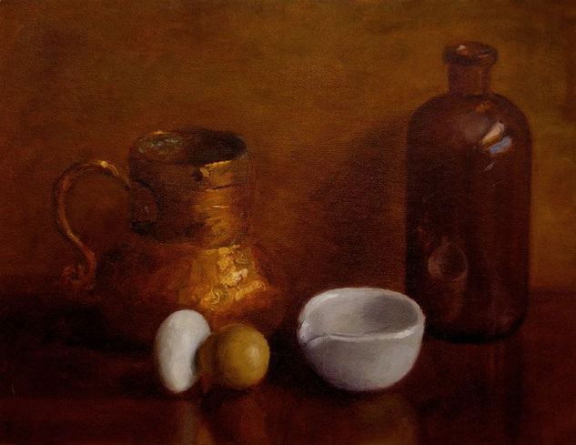 Bodegon V Oil Canvas Still Life Paintings