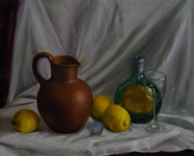 Bodegon VIII Oil Canvas Still Life Paintings