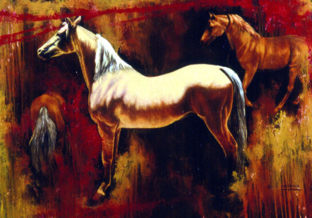 estaño Oil Canvas Animals