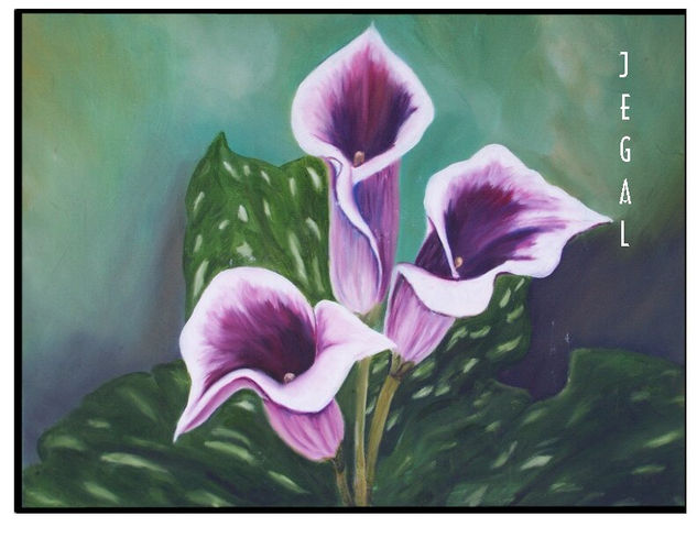 flor3 Oil Canvas Floral Painting