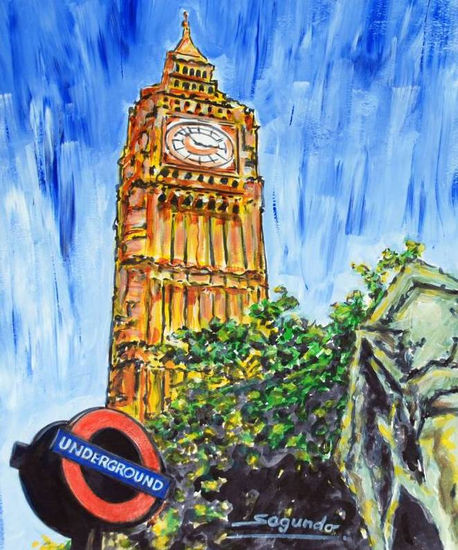 LONDRES BIG BEN Acrylic Card Landscaping