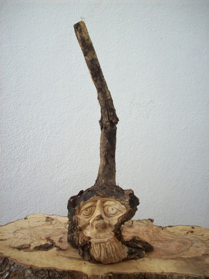 El pequeño guerrero. Wood Figurative