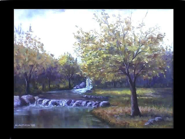 " Tarde de Otoño " Oil Canvas Landscaping