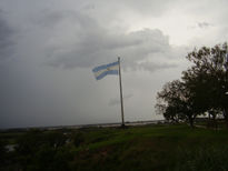 El gris en el cielo...